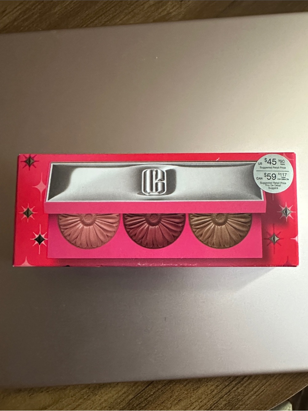 Clinique Limited Edition Cheek Pop Palette Pink & Black Honey Celebration Pop